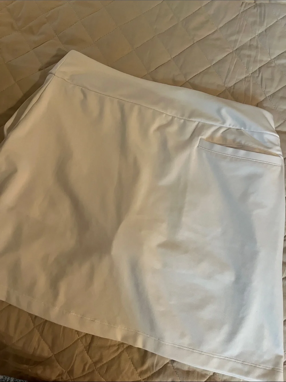 Nike White Performance Tennis or golf skirt with Subtle Logo